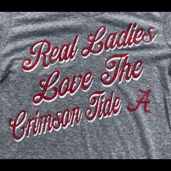 Alabama Crimson Tide Ladies V-neck T-Shirt Small - Picture 1 of 3